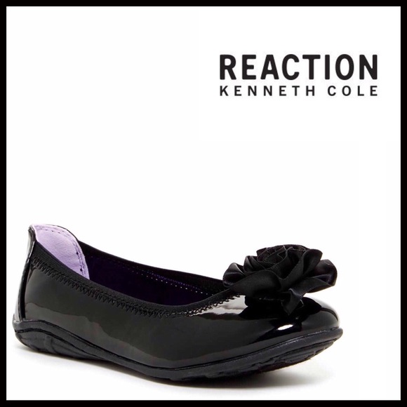 Reaction Kenneth Cole Other - GIRL’S BLACK DRESSY SHOES BALLET FLATS SLIP ONS DRESS SHOES